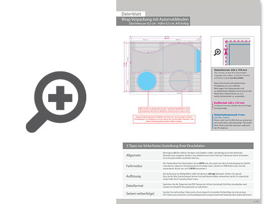 Product Bild wrap_verpackung_mit_automatikboden_(durchmesser_6_5_cm_-_h__he_9_5_cm)_einseitig_bedruckt_4_0-farbig